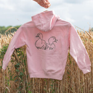 Sweat enfant rose dos