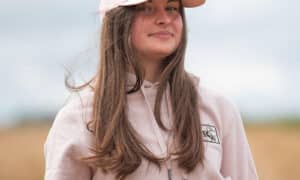 Sweat à capuche 280g/m² logo coeur